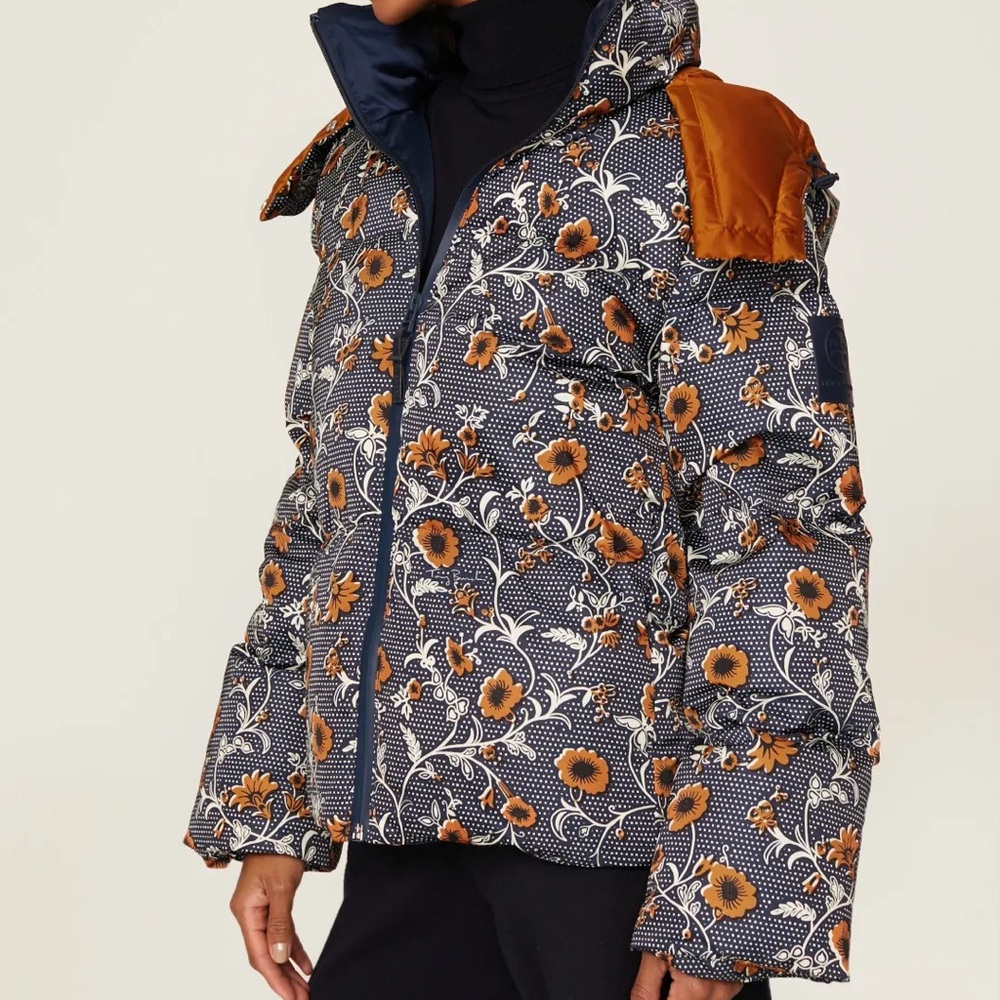 Tory Burch Tory Sport Floral Puffer Jacket XS